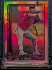 Reid Detmers 2025 Topps Series 2 - #471 Rainbow Foil ANGELS