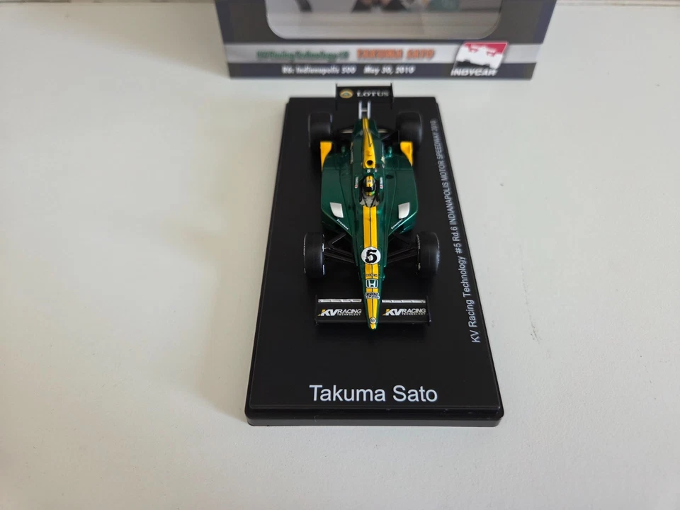 Greenlight 1/43 Lotus KV Racing Honda T. Sato - Indianapolis 2010 - FL1520103 - Immagine 2 di 4