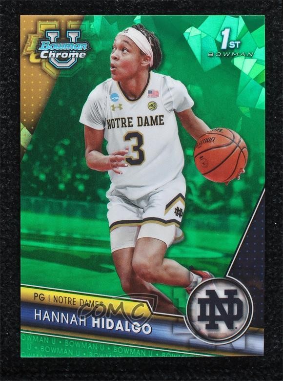 2023-24 Bowman U Chrome Sapphire Edition Green 21/99 Hannah Hidalgo #26 i6e