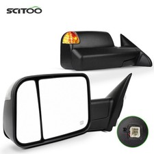 For 02-08 Dodge Ram Truck Pair Power Heated Turn Signal View Side Towing Mirrors For 02-08 Dodge Ram Truck Pair Power Heated Turn Signal View Side Towing Mirrors