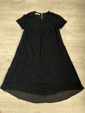 Women's RACHEL Rachel Roy Black Lace Dress Size 0 Slight Hi Low Bachelorette