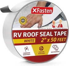XFasten RV Roof Repair Tape White, 2 Inch x 50 2-Inches x 50-Foot, White