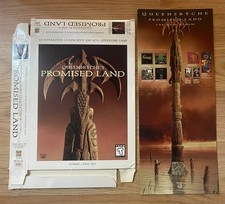 Vintage Queensryche Promised Land CD ROM Game Box+Promo Display Standee/Free SH!