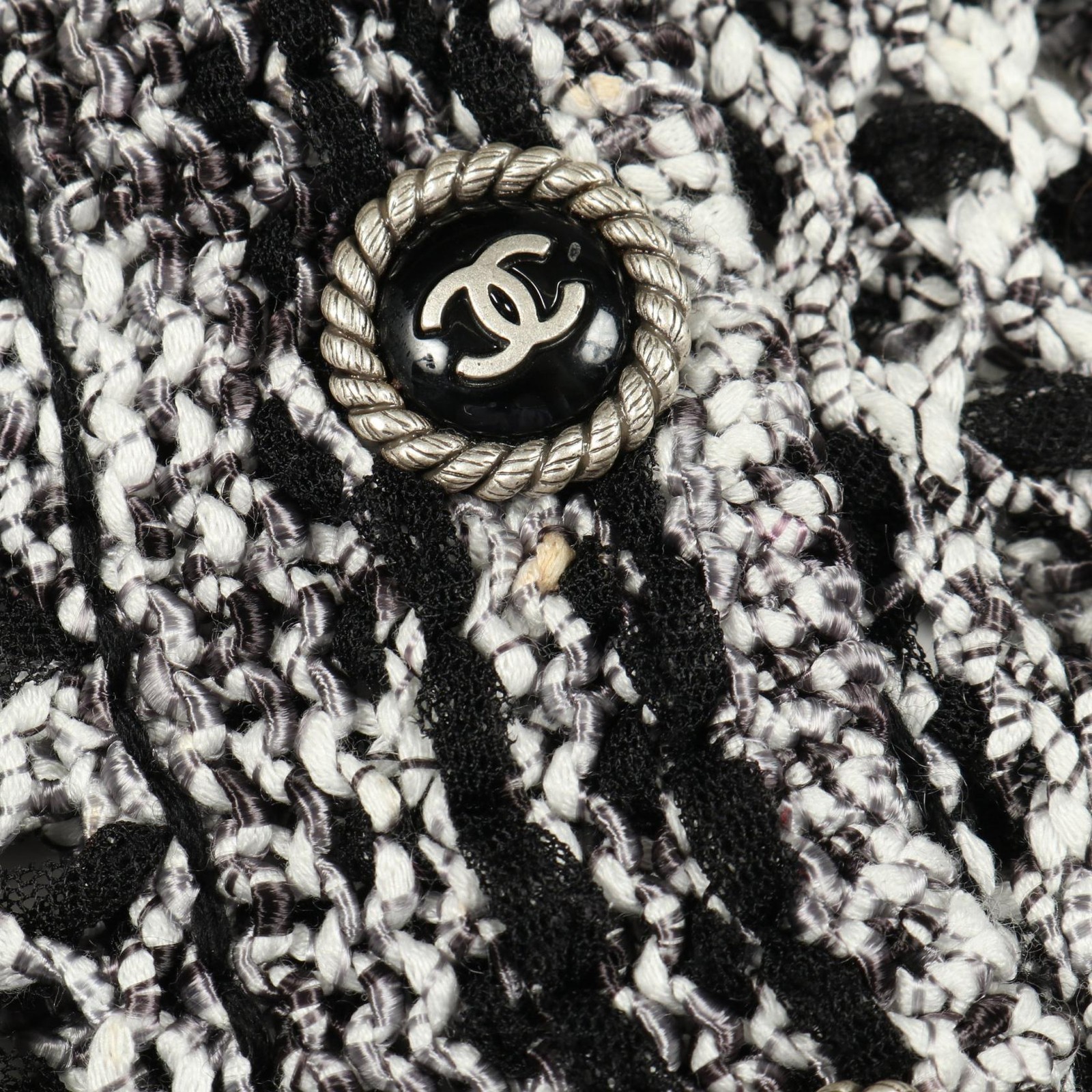 CHANEL COCO Mark Button See-through Cardigan #36 … - image 7