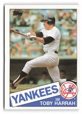 1985 Topps Toby Harrah #94 New York Yankees