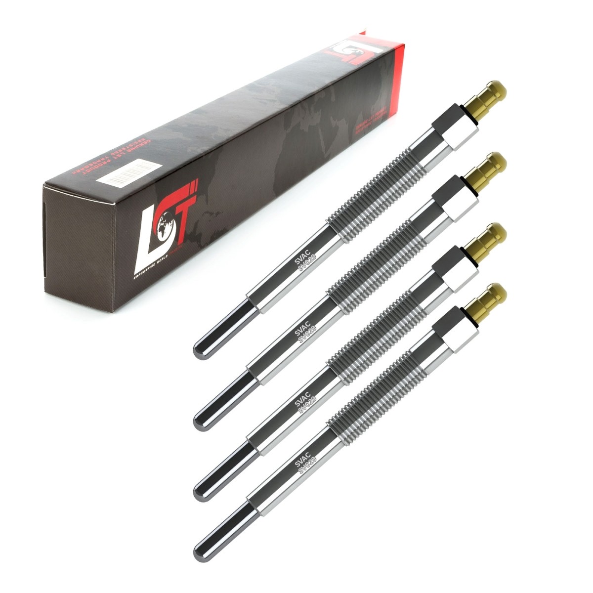 4X Glow Plug 24 V Excavator Roller Loader Crawler For CATERPILLAR CAT 3304 3306