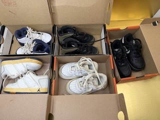 Lot of 5 Nike Jordan Toddler Kids Sneakers Shoes Size 6C Air Jordan Baby Force 1