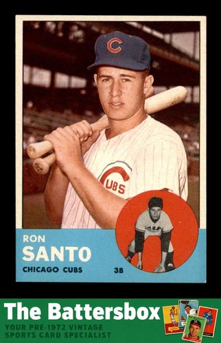 Ron Santo #252 1963 Topps card