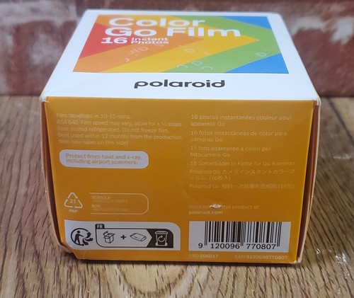 Película Polaroid Color Go 16 Fotos Cámara Instantánea 10-15 min Película NUEVA - Imagen 5 de 6