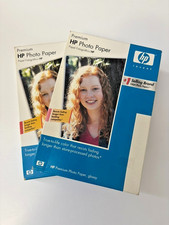 Lot of 2 HP Premium Photo Paper Glossy   4x6 Inkjet   120 Sheets Total   Q1989A