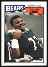 1987 Topps #55 William Perry Free Shipping