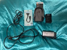 Sony HDR-CX100 High Definition Camcorder Silver w/ 8GB Internal Memory tested