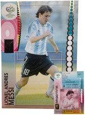 2006 LIONEL MESSI Panini Argentina FIFA Soccer World Cup Rookie RC Card RARE. rookie card picture