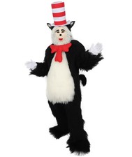 Adult Unisex Animal Character Cat Black and White Costume Set | Complete Bundle