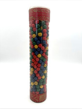 Vintage Rustic Wooden Bead Garland Home For The Holidays 20  NEW