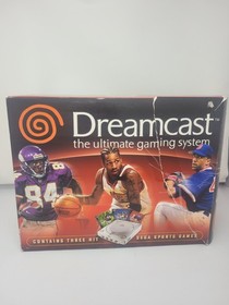 Sega Dreamcast Sports Bundle VG. Cib. Tested. Ex Memory Unit + box. Sealed BB2k1