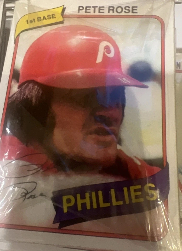 1980 Topps Burger King Philadelphia Phillies 3 CARD Packs 48 Complete Box! RARE! - Image 2 of 4