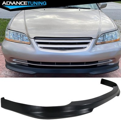 Fits 98-02 Honda Accord Sedan 4DR Type-R Unpainted Front Bumper Lip Splitter PP