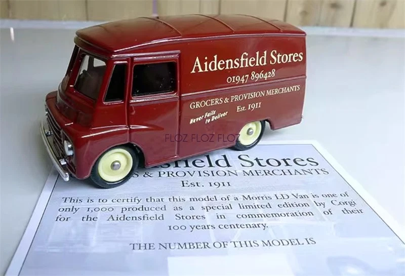 for CORGI for Aidensfield Stores LTD for Morris LD Van wine red 1:76 Model - Image 4 of 4