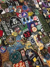 lot of random 500 mix embroidered patches sew iron-on hook and loop vest jacket