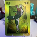 Bo Jackson Battle Arena Alpha Green Glow #GBF-95 Breeze “Breece Hall” CASE HIT