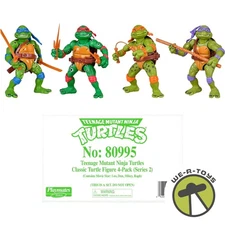 Teenage Mutant Ninja Turtles 4 Pack Action Figure Playmates Movie Star