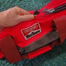 Vintage Marlboro Unlimited Cooler Bag Red Bla...