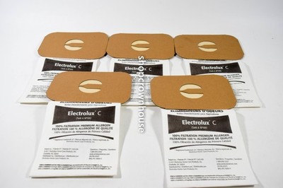 5 Replacement Electrolux Canister Style C bags 100% Filtration Tank & AP-100