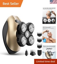 Rechargeable 5-in-1 Grooming Kit for Men - Smooth Wet/Dry Shaving Experience