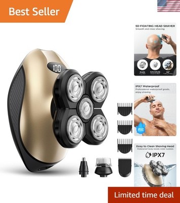 Rechargeable 5-in-1 Grooming Kit for Men - Smooth Wet/Dry Shaving Experience