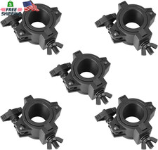 5 Pack 33Lb Stage Light Clamps for DJ Par Light Plastic O Clamp Truss Mount Hook