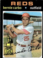 1971 Topps Bernie Carbo Cincinnati Reds #478