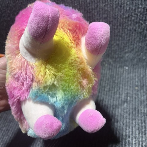 Bearington Llama/Alpaca Neon Rainbow Plush - 12 Inches - Picture 7 of 9