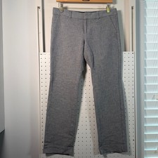 Banana Republic Sloan Skinny Pants Women's Gray Stretch Zip Fly Modern - 4