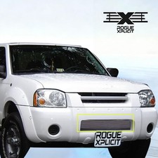 Polished Billet Grill Fits 2001-2004 Nissan Frontier Frontlower Bumper Grille