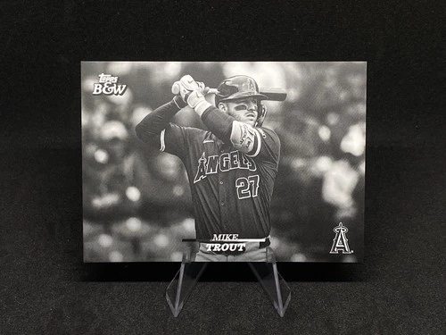 2024 Topps Black & White - Mike Trout #16