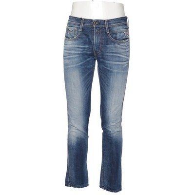 Replay, Jeans, Größe: 31/34, ANBASS, Blau, Einfarbig, Denim, Herren #KaX