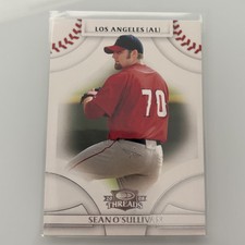 2008 Donruss Threads Sean O'Sullivan #67 Los Angeles Angels Baseball Card