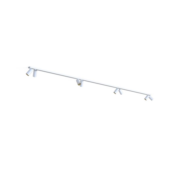 Deckenstrahler Deckenlampe GU10 Weiß Gold 400 Cm Lang Xxl 8-Flammig Schwenkbar-image