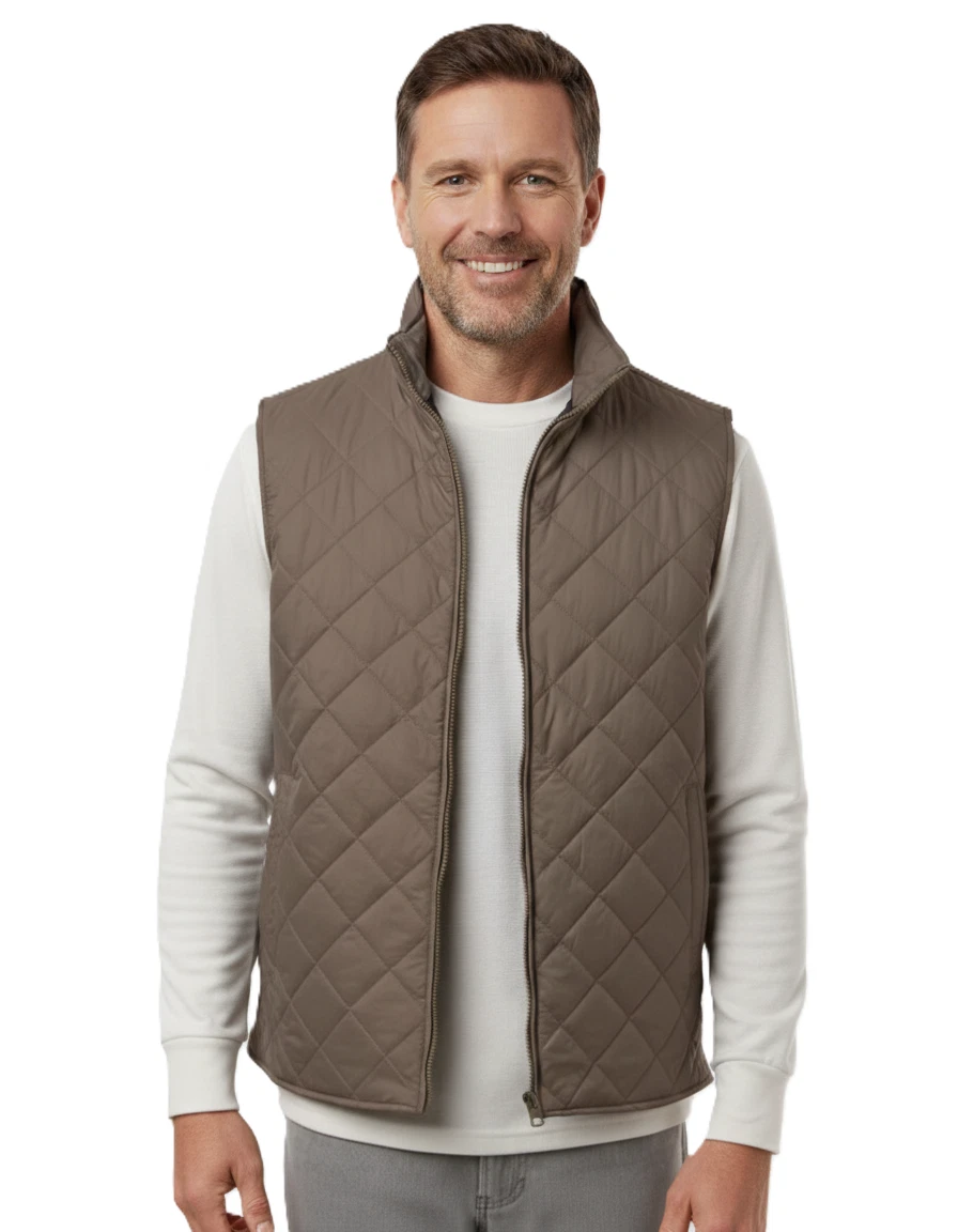 Men’s Weatherproof Vintage Diamond Quilted Vest Full Zip Outdoor Activities
Opens in a new window or