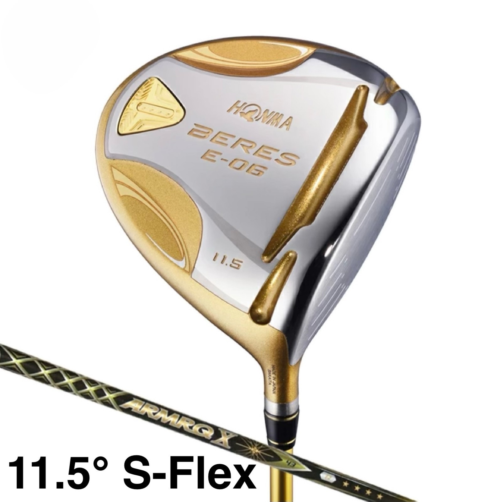 Beres E-06 Driver 11.5&deg; S Flex Armrq X 43 4s 4star Graphite
