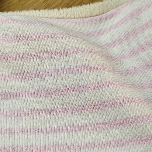 Jojo maman Bunny Rabbit Pink STRIPED COMFORTER soft toy blankie Soother Blanket - Picture 7 of 15