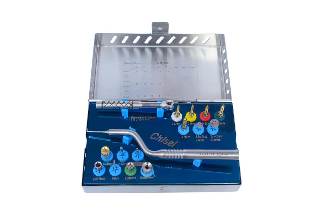 Dental Knochenexpander Kit Sinuslifting mit Sägescheiben chirurgisches Implantatinstrument