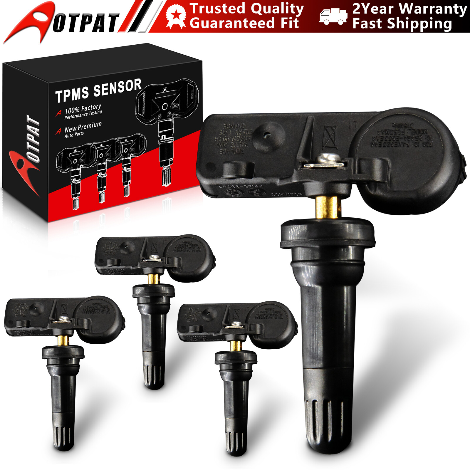 4X TPMS Sensor 56029398AB Fits 2009-20 Dodge Chrysler Jeep RAM OEM