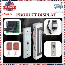 Electric Magnetic Door Lock 180kg 350Lb Holding Force Entry Access Control Kits