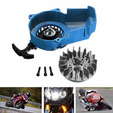 Fits MINI MOTO DIRT ATV QUAD 49/50CC 2 STROKE ALLOY PULL START STARTER +Flywheel
