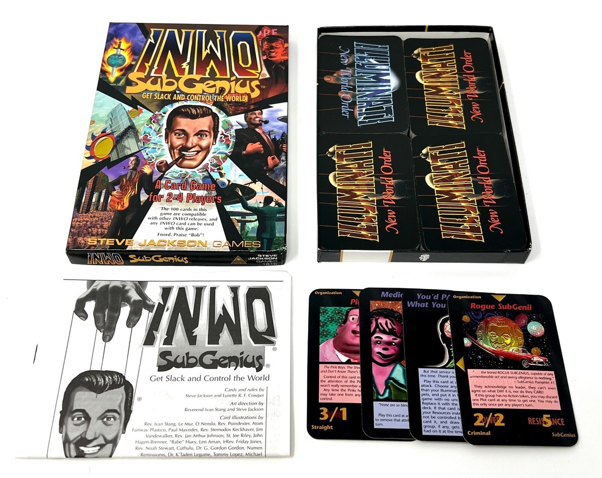 ■（未開封新品）INWO Sub Genius（スティーブジャクソンゲームズ） Steve Jackson Games Illuminati INWO SubGenius New World