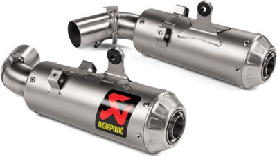 Akrapovic Slip-On Line Muffler S-D9SO15-HCBT Titanium 1811-4240
