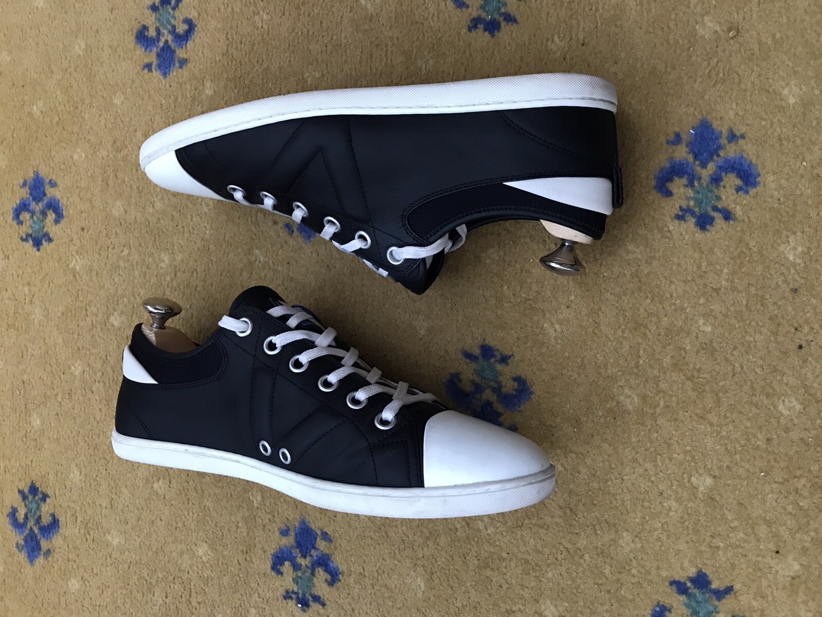 Louis Vuitton Trainer Sneaker Shoes Americas Black White Mens UK 7.5 US 8.5 41.5 thumbnail 11