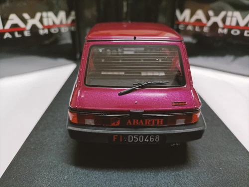 Purple Red Autobianchi A112 MAXIMA 1/18 1984 - Picture 6 of 7